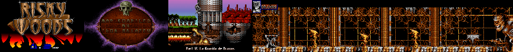 Thumbnail for a map of Part 12: La Guarida de Draxos for the PC game Risky Woods.