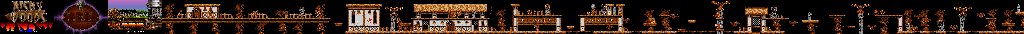 Thumbnail for a map of Part 8: El Pueblo for the PC game Risky Woods.