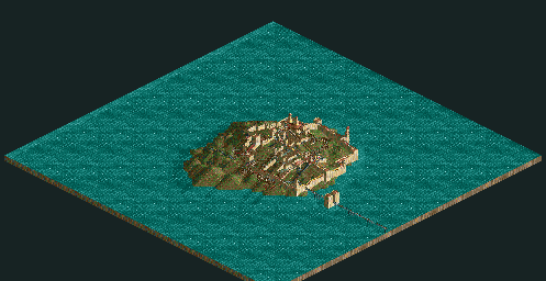 Thumbnail for a map of Loopy Landscapes Good Knight Park for the PC game RollerCoaster Tycoon.