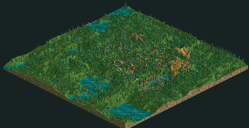 Thumbnail for a map of Original Karts & Coasters for the PC game RollerCoaster Tycoon.