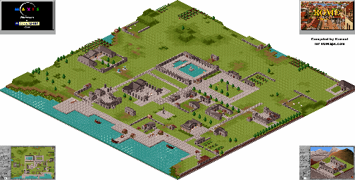 Thumbnail for a map of Herculaneum for the PC game Rome: Pathway To Power.