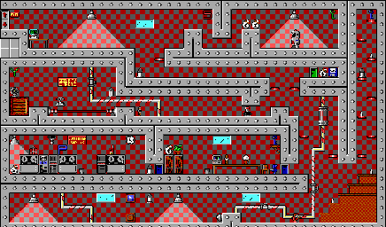 Thumbnail for a map of Mission One: "The Hunt For Red Rock Rover" Area 02 for the PC game Secret Agent.