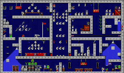 Thumbnail for a map of Mission One: "The Hunt For Red Rock Rover" Area 06 for the PC game Secret Agent.