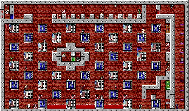 Thumbnail for a map of Mission One: "The Hunt For Red Rock Rover" Area 08 for the PC game Secret Agent.