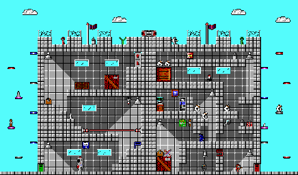 Thumbnail for a map of Mission One: "The Hunt For Red Rock Rover" Area 11 for the PC game Secret Agent.