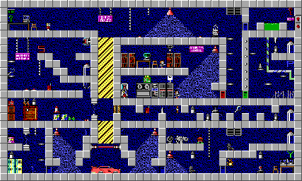 Thumbnail for a map of Mission Two: "Kill Again Island" Area 08 for the PC game Secret Agent.