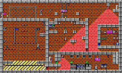 Thumbnail for a map of Mission Two: "Kill Again Island" Area 13 for the PC game Secret Agent.