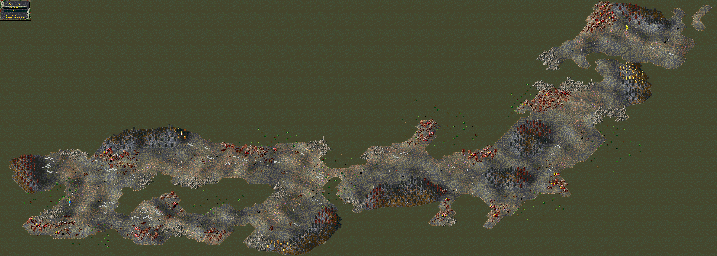 Thumbnail for a map of WW III Japan for the PC game The Settlers II.