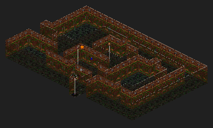 Thumbnail for a map of Level 02b: RuinADrn (Drained) for the PC game ShadowCaster.