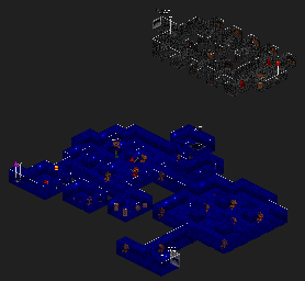 Thumbnail for a map of Level 13: CastMoon for the PC game ShadowCaster.