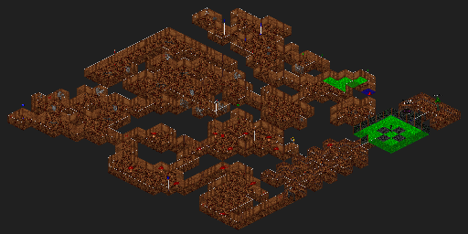 Thumbnail for a map of Level 15: UnderSpi for the PC game ShadowCaster.