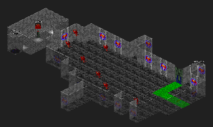 Thumbnail for a map of Level 18: WaterDra for the PC game ShadowCaster.