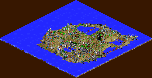 Thumbnail for a map of Level 3: Treeton for the PC game SimCopter.