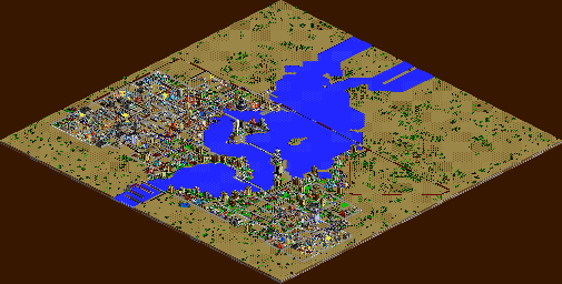 Thumbnail for a map of Level 5: Kentown for the PC game SimCopter.