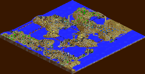 Thumbnail for a map of Level 5: Tigger Town for the PC game SimCopter.