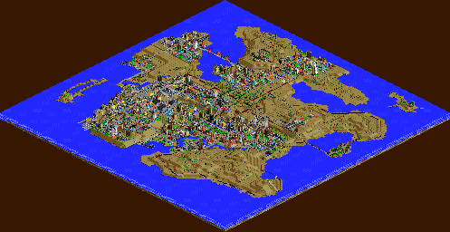 Thumbnail for a map of Level 6: Happyland for the PC game SimCopter.