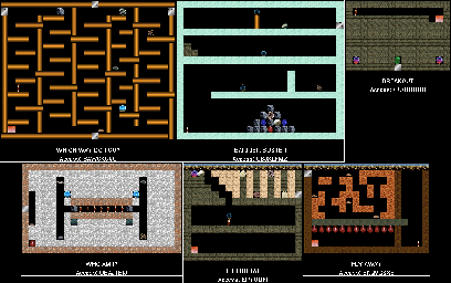 Thumbnail for a map of Levels 11-16 for the PC game Six Feet Under.