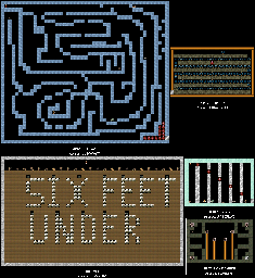 Thumbnail for a map of Levels 21-25 for the PC game Six Feet Under.