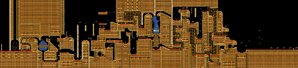 Thumbnail for a map of Act 3: Casino Street Zone for the PC game Sonic The Hedgehog: Episode Metal.