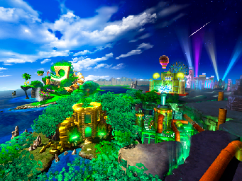 Thumbnail for a map of World (In-Game Map) for the PC game Sonic The Hedgehog: Episode Metal.