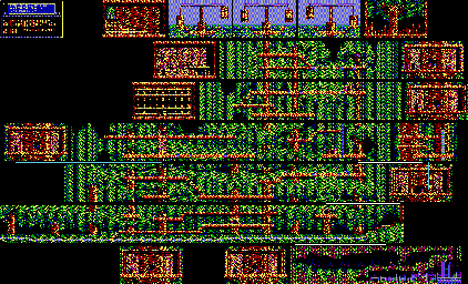 Thumbnail for a map of Scenario 2 2-3: Riddle Of The Red Jewel for the PC game Sorcerian.