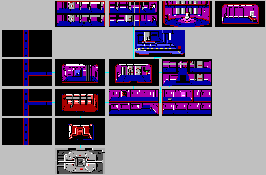 Thumbnail for a map of Deltaur for the PC game Space Quest - Chapter I: The Sarien Encounter.