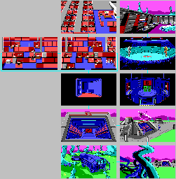 Thumbnail for a map of Pestulon for the PC game Space Quest III: The Pirates Of Pestulon.