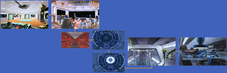 Thumbnail for a map of Goliath for the PC game Space Quest V: The Next Mutation.