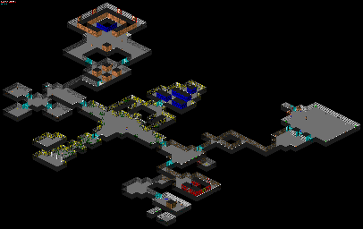 Thumbnail for a map of Floor 01 for the PC game Spear Of Destiny.