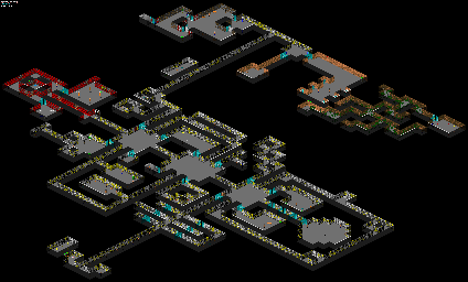 Thumbnail for a map of Floor 02 for the PC game Spear Of Destiny.