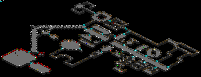 Thumbnail for a map of Floor 03 for the PC game Spear Of Destiny.