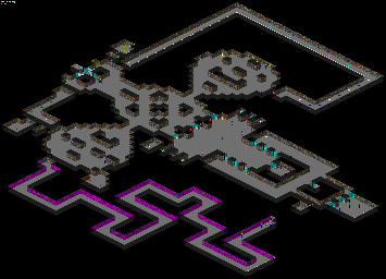 Thumbnail for a map of Floor 05 for the PC game Spear Of Destiny.