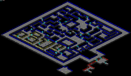 Thumbnail for a map of Floor 08 for the PC game Spear Of Destiny.