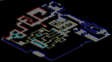 Thumbnail for a map of Floor 09 for the PC game Spear Of Destiny.