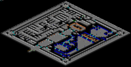 Thumbnail for a map of Floor 11 for the PC game Spear Of Destiny.
