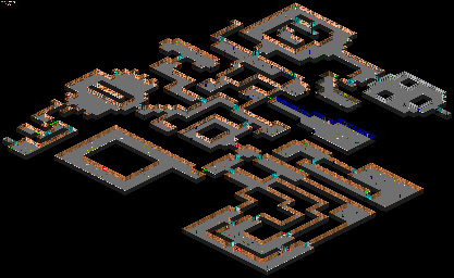 Thumbnail for a map of Floor 12 for the PC game Spear Of Destiny.