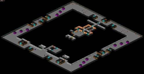 Thumbnail for a map of Floor 17 for the PC game Spear Of Destiny.