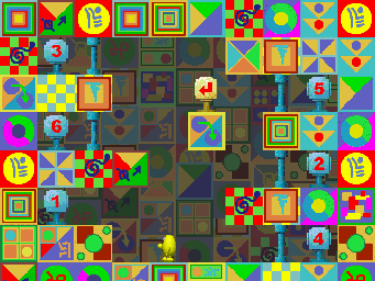 Thumbnail for a map of Dream Hub for the PC game Speedy Eggbert.