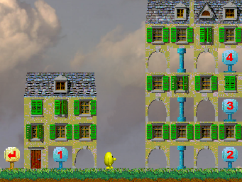 Thumbnail for a map of Houses Hub for the PC game Speedy Eggbert.