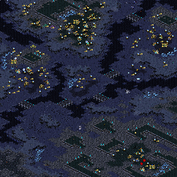 Thumbnail for a map of Brood War - Episode IV: Protoss Mission 07: The Insurgent for the PC game StarCraft.