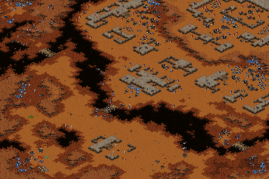 Thumbnail for a map of Brood War - Episode V: Terran Mission 05B: Emperor's Fall - Birds Of War for the PC game StarCraft.