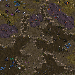 Thumbnail for a map of Episode I: Terran Mission 02: Backwater Station for the PC game StarCraft.