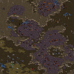 Thumbnail for a map of Episode I: Terran Mission 06: Norad II for the PC game StarCraft.
