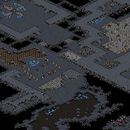 Thumbnail for a map of Episode I: Terran Mission 08: The Big Push for the PC game StarCraft.
