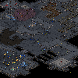 Thumbnail for a map of Episode II: Zerg Mission 02: Egression for the PC game StarCraft.