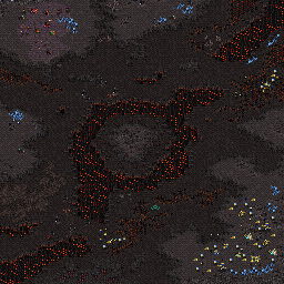 Thumbnail for a map of Episode II: Zerg Mission 06: The Dark Templar for the PC game StarCraft.