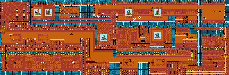 Thumbnail for a map of Dhalsim (Enemies) for the PC game Street Fighter X Mega Man.