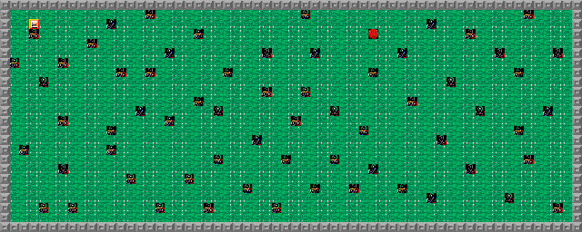 Thumbnail for a map of Level 009: Bug Funny for the PC game Supaplex.