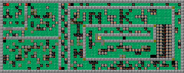 Thumbnail for a map of Level 010: Easy Come, Easy Go! for the PC game Supaplex.