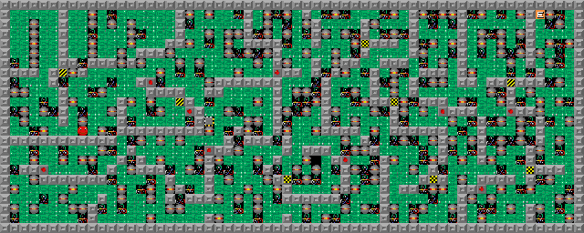Thumbnail for a map of Level 013: Anonymous for the PC game Supaplex.